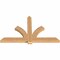 Ekena Millwork Redmond Smooth Timber Gable Bracket, Western Red Cedar, 72"W x 45"H x 3 1/2"D x 5 1/2"F, 15/12 Pitch GBW072X45X0406RED00SWR - alternate 4